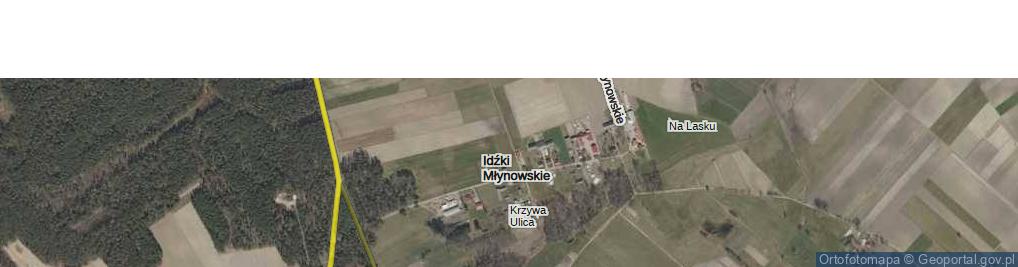 Zdjęcie satelitarne Idźki Młynowskie ul.